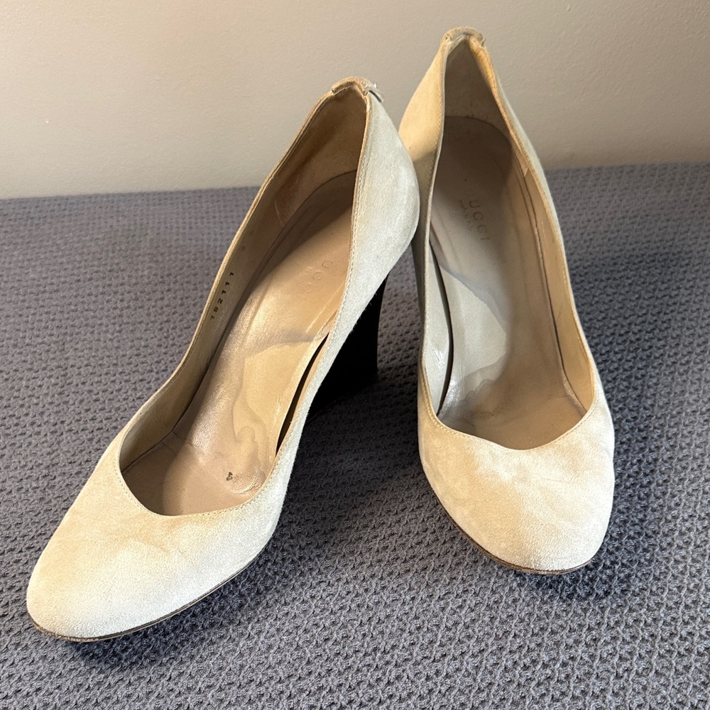 Gucci Cream Heels
